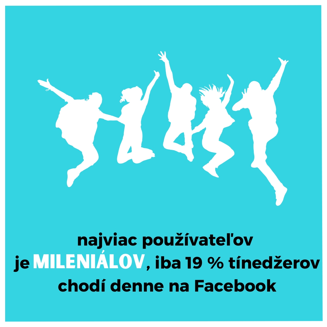 štastistické údaje Facebook, mileniáli a vek