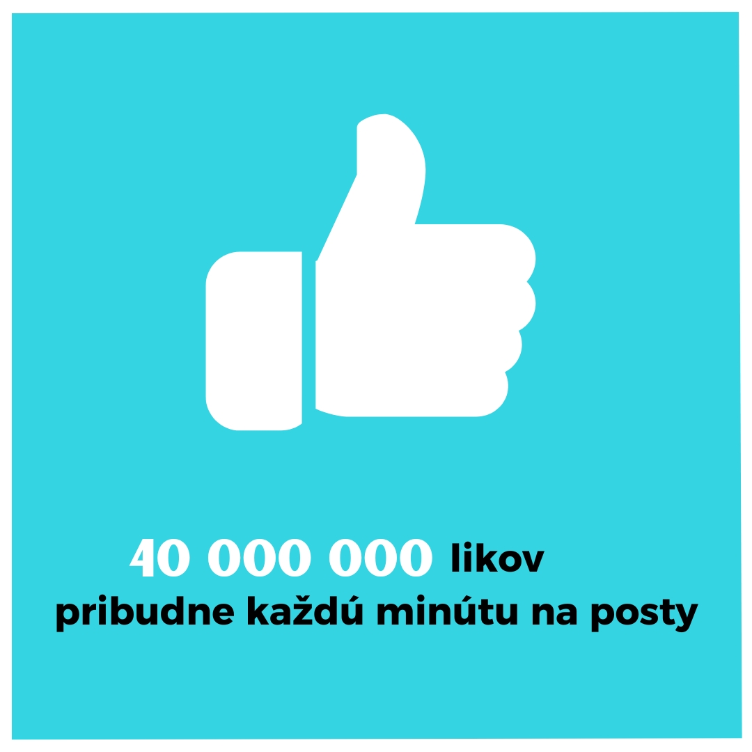 štatistiky Facebook, počet like